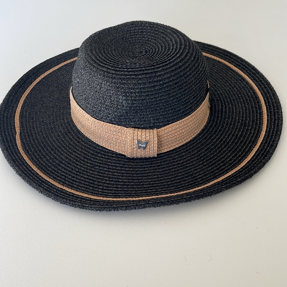 Magid Sun Beach Outdoor Paper Straw Hat Brown Tan Coastal Grandma Resort Cruise